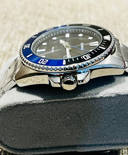 Reloj Casio Marlin (seiko Orient Tissot Citizen) Plateado Azul Negro (Usado)