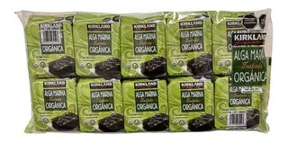 Alga Marina Organica Tostada Kirkland Signature 17g Con 10u