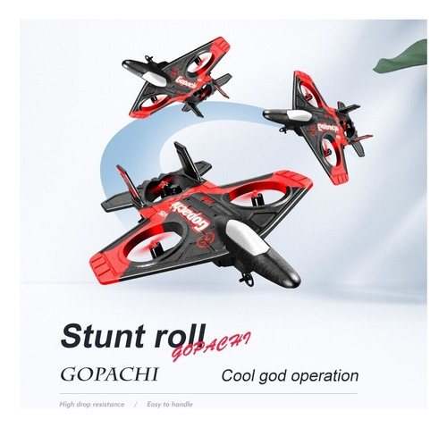 Drone Rc Stunt 2 Canales 2.4 G Rc Fighter Jet 360° Stunt Fli