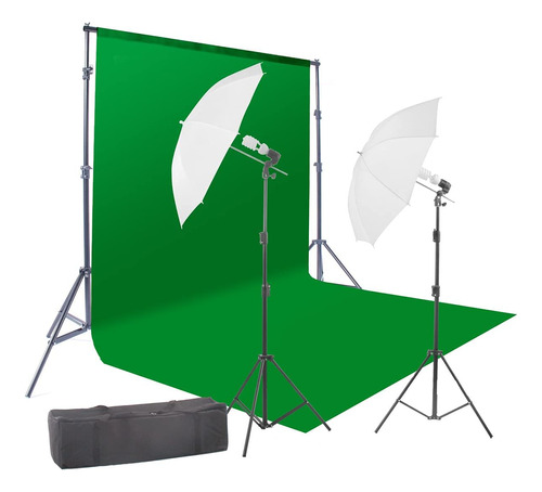 Studiofx 800w Chromakey - Kit De Iluminacin De Vdeo Para Fot