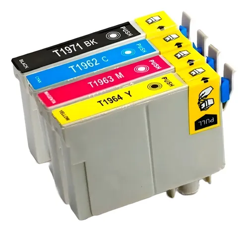 Kit 4 Cartucho Compativel Epson Xp-101 Xp-201 Xp-214 Xp-401 ...