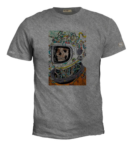 Camiseta Esqueleto Astronauta Tecnologia Inp Igk