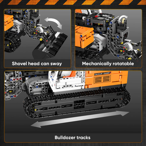 Mould King 17054 Gopher Loader Building Sets, 1423 Piezas