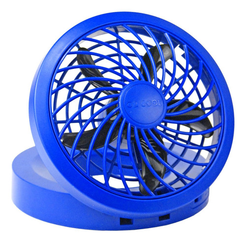 O2cool 5 Ventilador Eléctrico O Usb Portátil, Azul