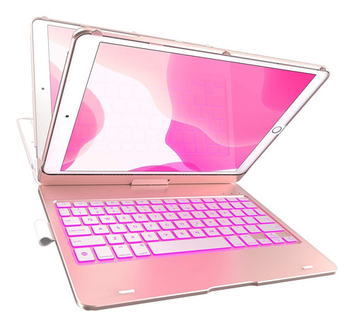 Funda Con Teclado Para iPad 10.2 2019, iPad Air 10.5 2019, I