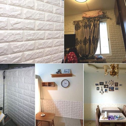 Imagen 6 de 6 de 5 Pegatinas Adhesivas 3d Para Pared, Decoración De Dormitori