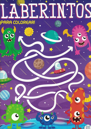 Laberintos Para Colorear Libro De Actividades