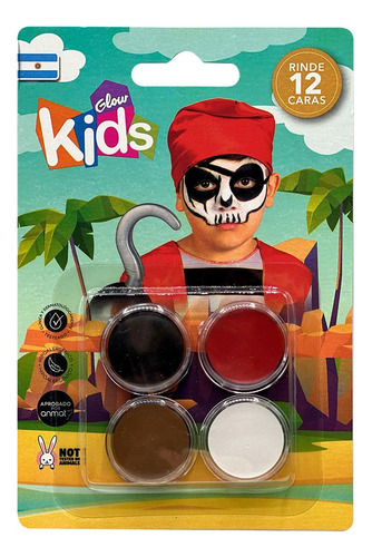 Maquillaje Artistico Glow Kids Para Niños Halloween Fiestas