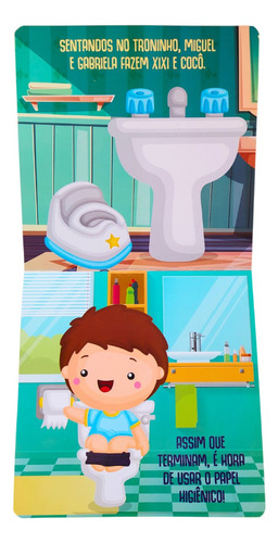 Kit Livro Do Bebê Hora De Comer, Hora De Dormir E Vamos Tirar A Fraldinha?, Conjunto Completo De Livrinhos Para Ajudar O Seu Bebê A Se Desenvolver
