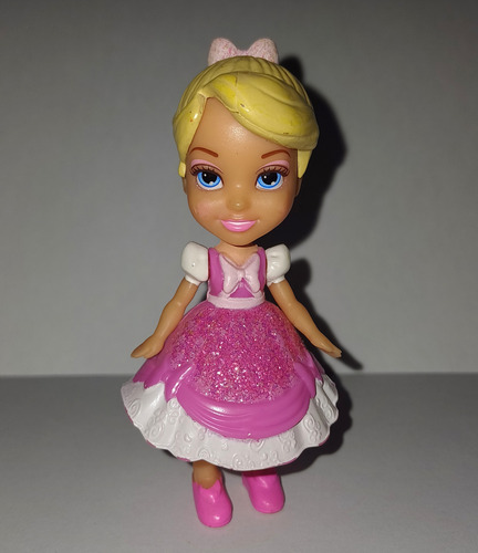 Muñeca Mini Princess Cenicienta Vestido Rosa Mini Toddler (Usado)