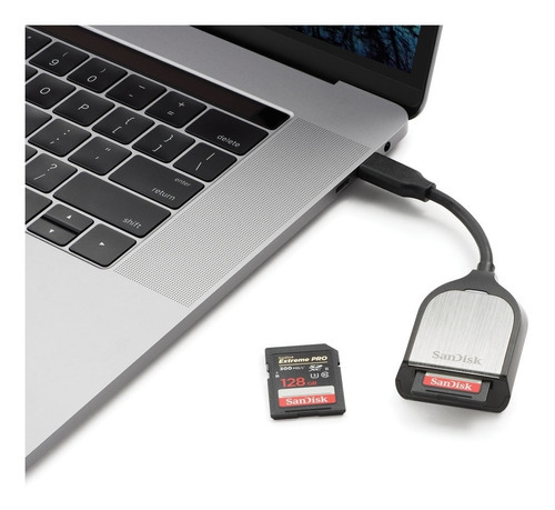 Lector de tarjetas de memoria SD Sandisk Extreme Pro USB-c UHS-II - UHS-I