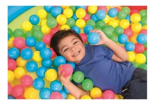 100 Pelotas De Colores Juguete Playa Niños Piscina Plásticas