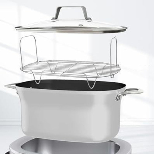 Qe1 Parrilla Vaporera De Acero Inoxidable Para Verduras,