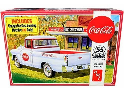 Amt1955 Chevy Cameo Pickup (coca-cola) Kit De Modelo A Escal