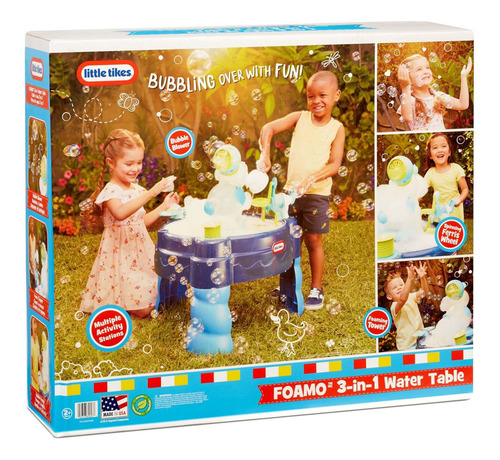Imagen 3 de 5 de Mesa De Agua 3 En 1, De Burbujas Y Espuma Little Tikes
