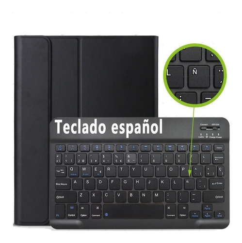 Imagen 12 de 12 de Funda De Teclado Para Tablet Pc Para Samsung Galaxy Tab A7 1