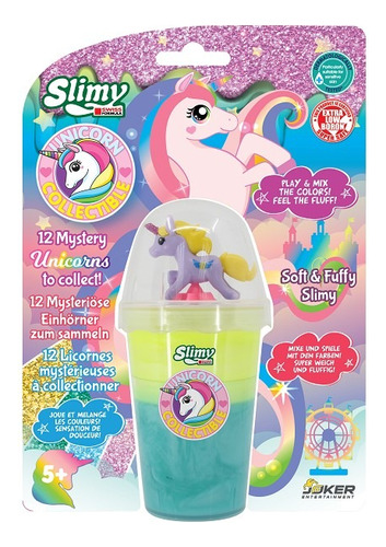 Kit Slime Unicornio Coleccionable Wabro X1 Unidad Surtida