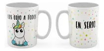 Comprar Taza De Cerámica - Los Odio A Todos (unicornio)