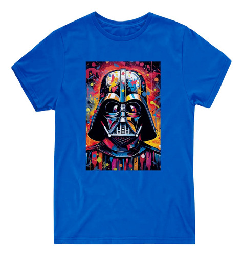 Playera Star Wars Varder Art Manga Corta Estampado Suave