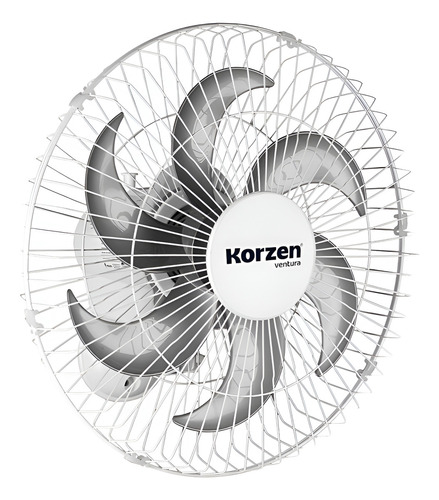Ventilador De Parede Korzen 6 Pás 50cm Ventura Ventidelta Estrutura Branco Diâmetro 50 Cm 127/220v