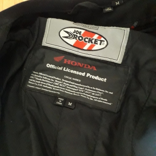 Chamarra Joe Rocket Honda Para Moto (Usado)