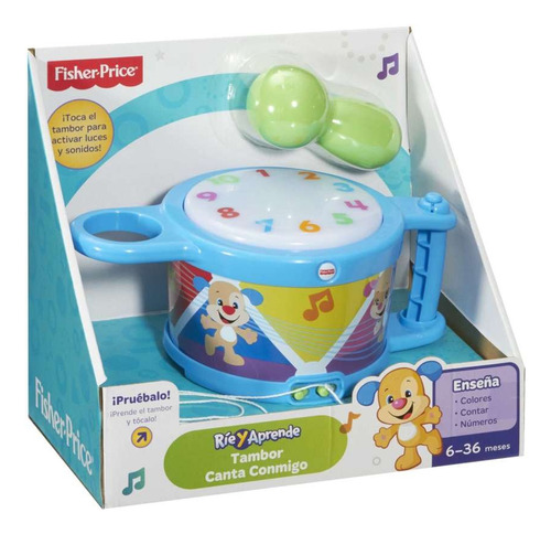 Tambor Canta Conmigo Rie Y Aprende Luz Sonidos Fisher Price