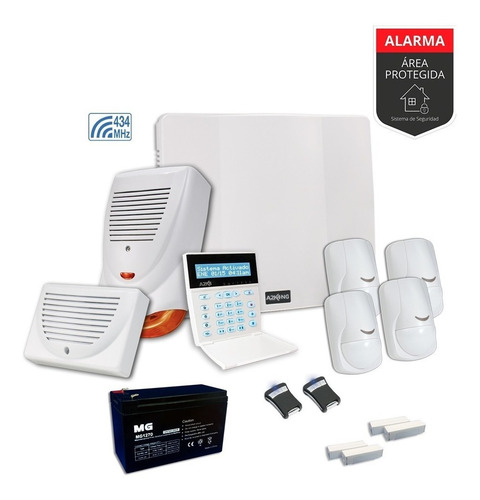 Alarma Para Casa Con Control Remoto Kit - Cableado