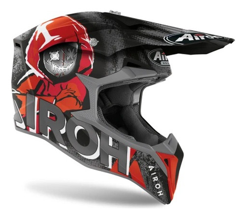 Casco Airoh Wraap Alien Red Matt