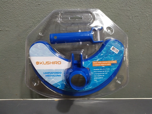 Cepillo Limpiafondo Barrefondo Medialuna Pileta Piscina