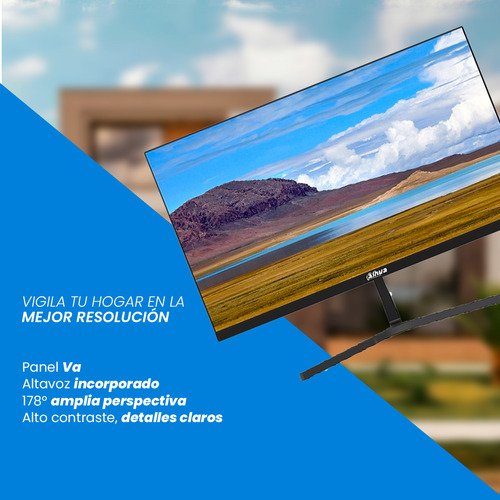 Monitor Dahua con pantalla de 27" 60Hz 127V y resolución Full HD