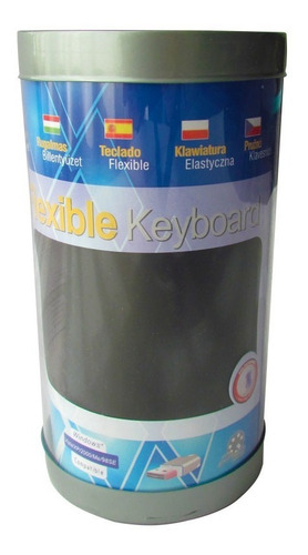 Imagen 6 de 6 de Teclado Usb Flexible Siliconado Para Pc