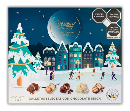 Galletas De Chocolate Belga Premium Desorby 520g Deliciosas