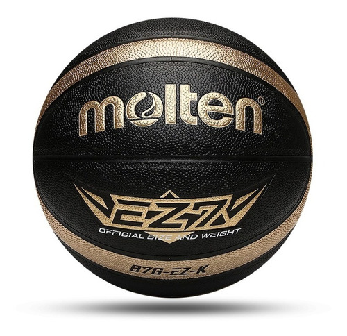 Balón Básquetbol Molten B7g-ez-k Size 7 Negro Alta Calidad 