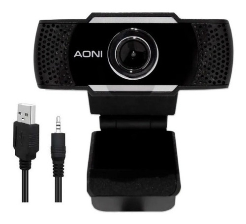 Imagen 1 de 7 de Aoni Webcam Camara Web Hd Para Pc Con Microfono Zoom Meet