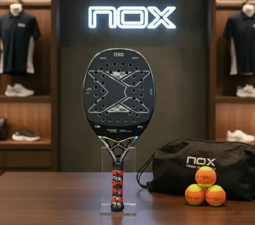 Raquete De Beach Tennis Nox Ng17 Nico Gianotti Carbono 18k