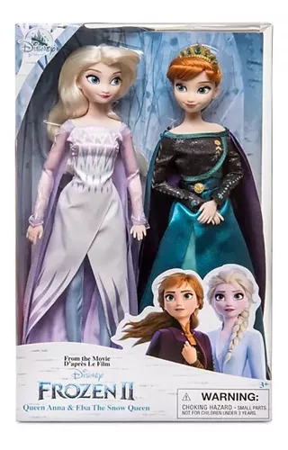 Elsa E Ana 02 Bonecas Frozen 2 Disney Store Original