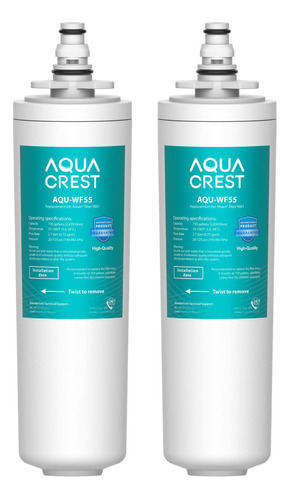 Filtro De Agua Aquacrest , Modelo No.aqu-wf55. Reemplazo