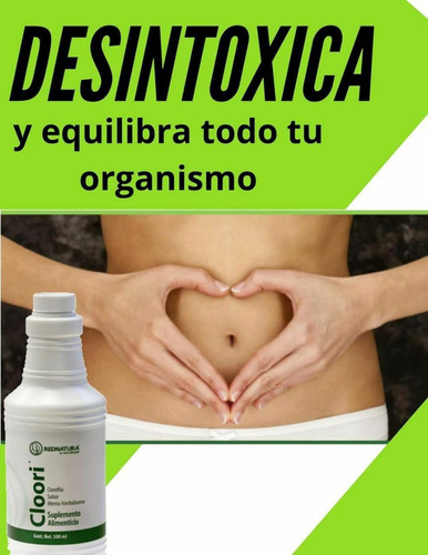 Rednatura Cloori Concentrado De Clorofila 500ml Sin Sabor