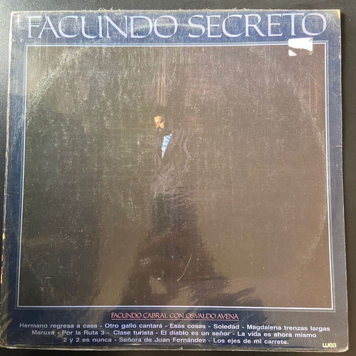 Vinilo Facundo Cabral  Facundo Secreto Che Discos