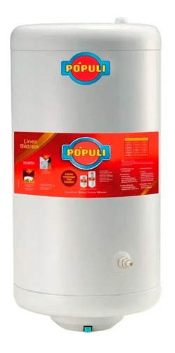 Imagen 1 de 6 de Termotanque Electrico Ecotermo Populi 70 Litros Superior P