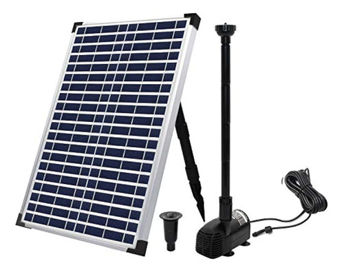 Kit De Bomba De Agua De Fuente Solar Ecológica 20 W, Bomba S