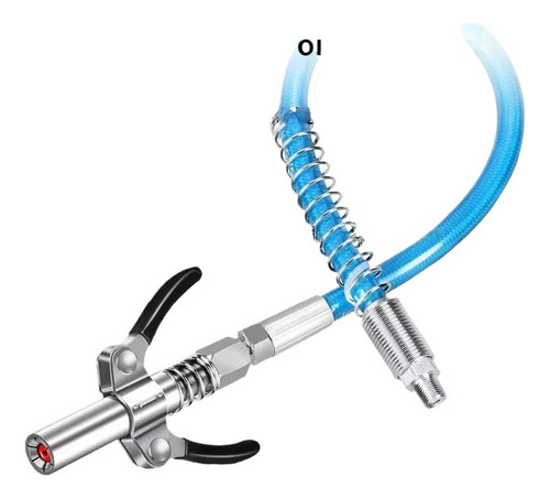 Lubricación Rápida Del Acoplador De La Pistola De Grasa