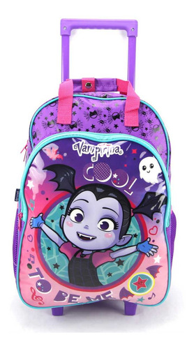 Imagem 3 de 10 de Mochilete Vampirinha Com Lancheira E Estojo Dermiwil 37567