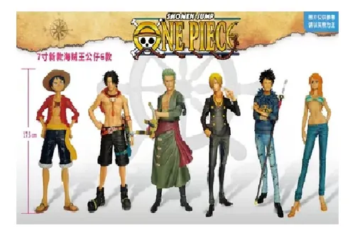 Uma peça q versão roronoa zoro estatueta sanji luffy figuras