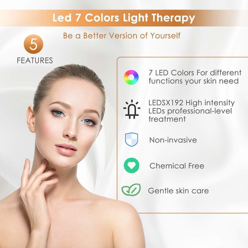 Verosky Mascarilla Facial Led Terapia De Luz - 71 Color Fotó