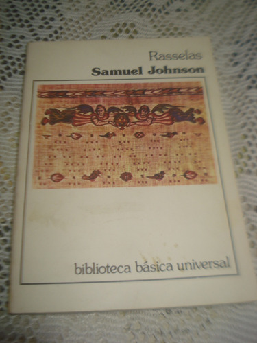 Rasselas - Samuel Johnson - Novela - Ceal - 1982 -