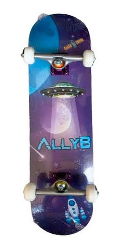 Imagem 2 de 4 de Skate Montado Iniciante Allyb - Disco Voador