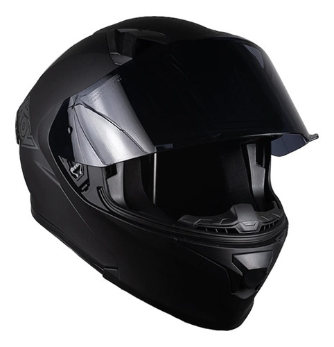 Casco Abatible Para Moto Kov Furia Solido Negro Mate Tamaño del casco XL(61-62 cm)