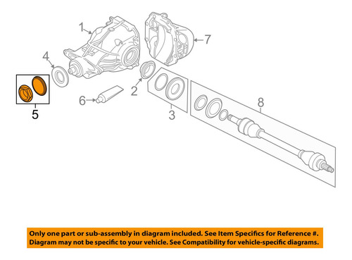 Original Bmw X5 E70 Kit Reparacion Trasero Diferencial Piñon