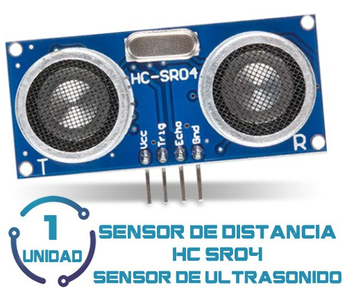 1 Unid Hcsr04 Sensor De Distancia Por Ultrasonido 